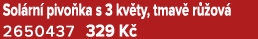 Sol rn pivo ka s 3 kv ty, tmav  r  ov  2650437 329 K 