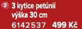 ￼ 3 kytice pet ni v  ka 30 cm 6142537 499 K 