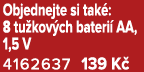 Objednejte si tak : 8 tu kov ch bateri AA, 1,5 V 4162637 139 K 