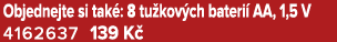 Objednejte si tak : 8 tu kov ch bateri AA, 1,5 V 4162637 139 K 