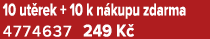 10 ut rek + 10 k n kupu zdarma 4774637 249 K 