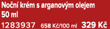 No n kr m s arganov m olejem 50 ml 1283937 658 K /100 ml 329 K 