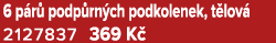 6 p r podp rn ch podkolenek, t lov  2127837 369 K 