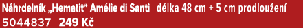N hrdeln k „Hematit“ Am lie di Santi d lka 48 cm + 5 cm prodlou en 5044837 249 K 