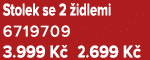 Stolek se 2 idlemi 6719709 3.999 K  2.699 K 