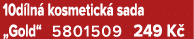 10d ln kosmetick  sada „Gold“ 5801509 249 K 