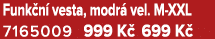 Funk n vesta, modr  vel. M XXL 7165009 999 K  699 K 