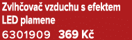 Zvlh ova vzduchu s efektem LED plamene 6301909 369 K 