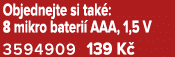 Objednejte si tak : 8 mikro bateri AAA, 1,5 V 3594909 139 K 