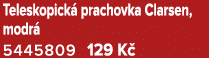 Teleskopick prachovka Clarsen, modr  5445809 129 K 