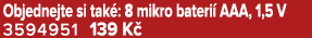 Objednejte si tak : 8 mikro bateri AAA, 1,5 V 3594951 139 K 