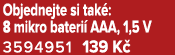 Objednejte si tak : 8 mikro bateri AAA, 1,5 V 3594951 139 K 