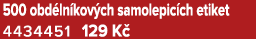 500 obd ln kov ch samolepic ch etiket 4434451﻿﻿ 129 K 