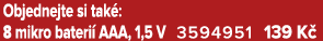 Objednejte si tak : 8 mikro bateri AAA, 1,5 V 3594951 139 K 