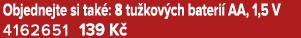 Objednejte si tak : 8 tu kov ch bateri AA, 1,5 V 4162651 139 K 