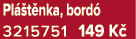 Pl t nka, bord  3215751 149 K 