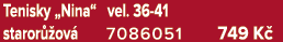 Tenisky „Nina“ vel. 36 41 staror ov  7086051 749 K 