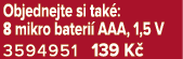 Objednejte si tak : 8 mikro bateri AAA, 1,5 V 3594951 139 K 