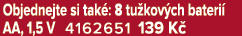 Objednejte si tak : 8 tu kov ch bateri AA, 1,5 V 4162651 139 K 