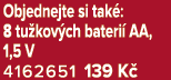 Objednejte si tak : 8 tu kov ch bateri AA, 1,5 V 4162651 139 K 