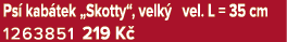 Ps kab tek „Skotty“, velk  vel. L = 35 cm 1263851 219 K 