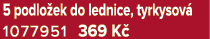5 podlo ek do lednice, tyrkysov 1077951 369 K 