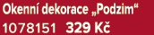 Okenn dekorace „Podzim“ 1078151 329 K 