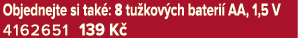 Objednejte si tak : 8 tu kov ch bateri AA, 1,5 V 4162651 139 K 
