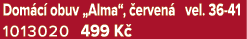 Dom c obuv „Alma“,  erven  vel. 36 41 1013020 499 K 