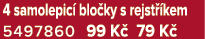 4 samolepic blo ky s rejst  kem 5497860 99 K  79 K 