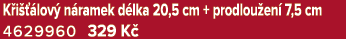K i  lov  n ramek d lka 20,5 cm + prodlou en  7,5 cm 4629960 329 K 