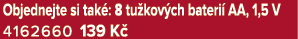 Objednejte si tak : 8 tu kov ch bateri AA, 1,5 V 4162660 139 K 