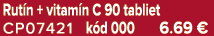 Rut n + vitam n C 90 tabliet CP07421 k d 000 6.69 €