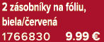 2 z sobn ky na f liu, biela/ erven 1766830 9.99 €