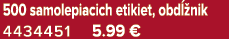 500 samolepiacich etikiet, obd nik 4434451 5.99 €