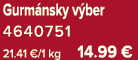 Gurm nsky v ber 4640751 21.41 €/1 kg 14.99 €