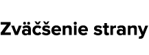 Zv  enie strany