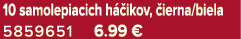 10 samolepiacich h ikov,  ierna/biela 5859651 6.99 €