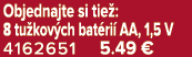 Objednajte si tie : 8 tu kov ch bat ri AA, 1,5 V 4162651 5.49 €