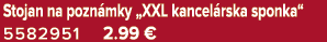 Stojan na pozn mky „XXL kancel rska sponka“ 5582951 2.99 €