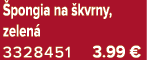  pongia na kvrny, zelen  3328451 3.99 €