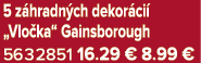 5 z hradn ch dekor ci „Vlo ka“ Gainsborough 5632851 16.29 € 8.99 €