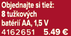 Objednajte si tie : 8 tu kov ch bat ri AA, 1,5 V 4162651 5.49 €