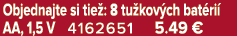 Objednajte si tie : 8 tu kov ch bat ri AA, 1,5 V 4162651 5.49 €