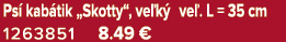 Ps kab tik „Skotty“, ve k  ve . L = 35 cm 1263851 8.49 €