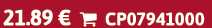 21.89 €  CP07941000