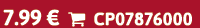 7.99 €  CP07876000