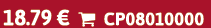 18.79 €  CP08010000