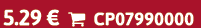 5.29 €  CP07990000