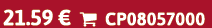21.59 €  CP08057000